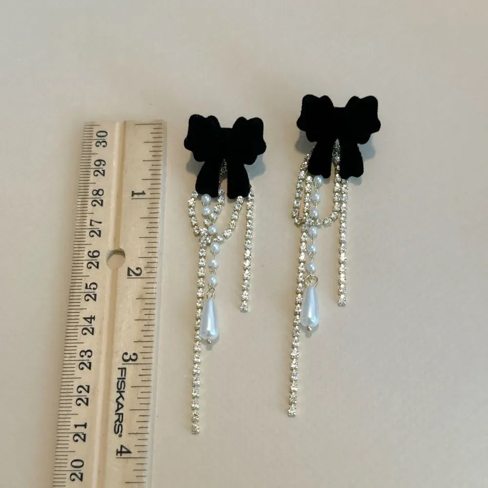 Pearl drop earrings M872